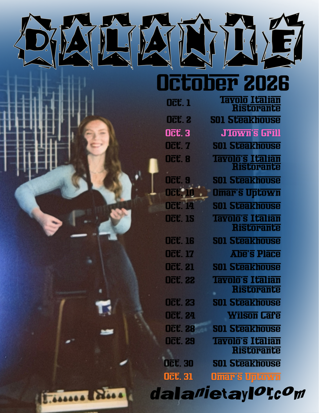 october schedule